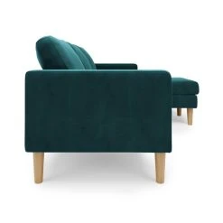 Dunelm Jacob Velvet Small Corner Chaise Sofa 13 Dunelm Jacob Velvet Small Corner Chaise Sofa -House of Reeves store 30776336 alt05