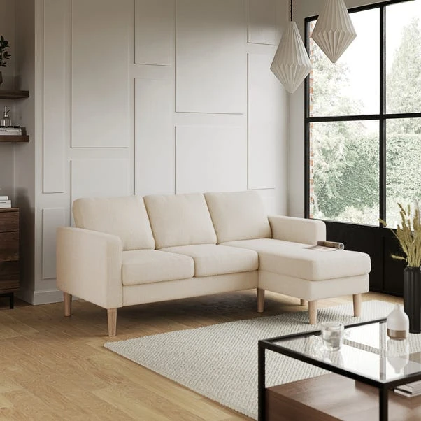 Dunelm Jacob Sherpa Compact Corner Chaise Sofa 3 Dunelm Jacob Sherpa Compact Corner Chaise Sofa