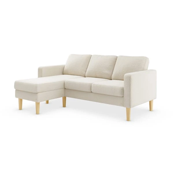 Dunelm Jacob Sherpa Compact Corner Chaise Sofa 4 Dunelm Jacob Sherpa Compact Corner Chaise Sofa - Image 2