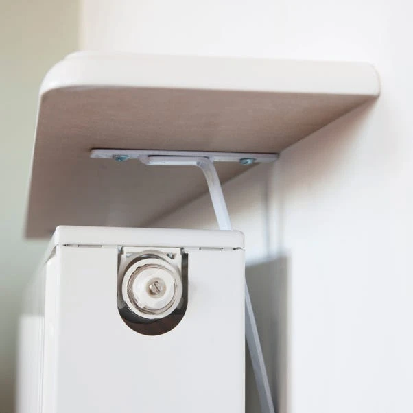 Gablemere White Radiator Shelf 4 Gablemere White Radiator Shelf - Image 2