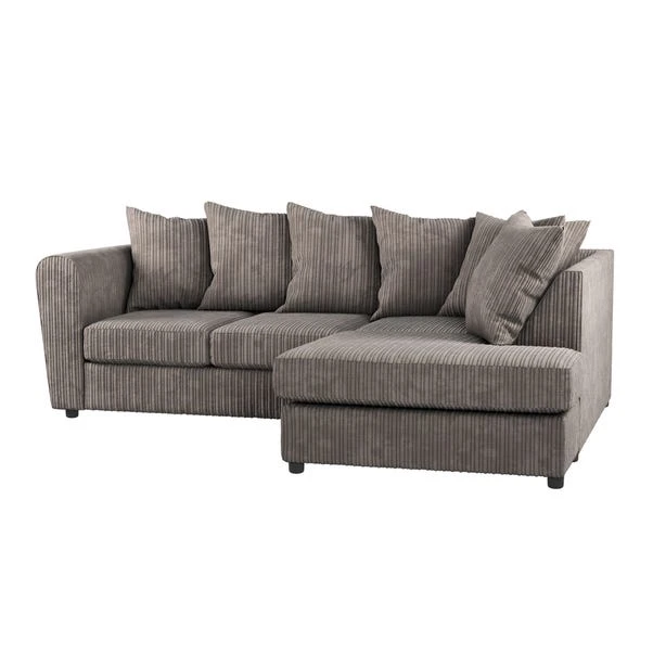 Dunelm Blake Jumbo Cord Right Hand Corner Sofa 4 Dunelm Blake Jumbo Cord Right Hand Corner Sofa - Image 2