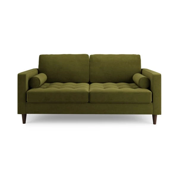 Dunelm Zoe Velvet 3 Seater Sofa Bed - Image 5