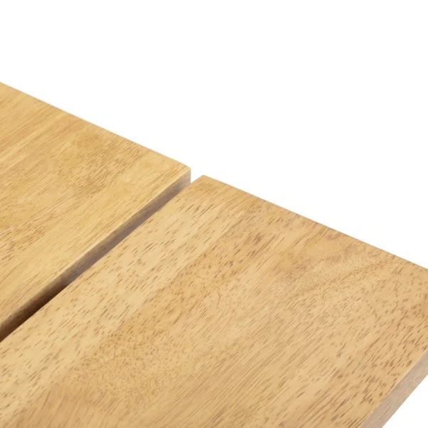 Julian Bowen Hockley Dining Bench Oak - Image 4