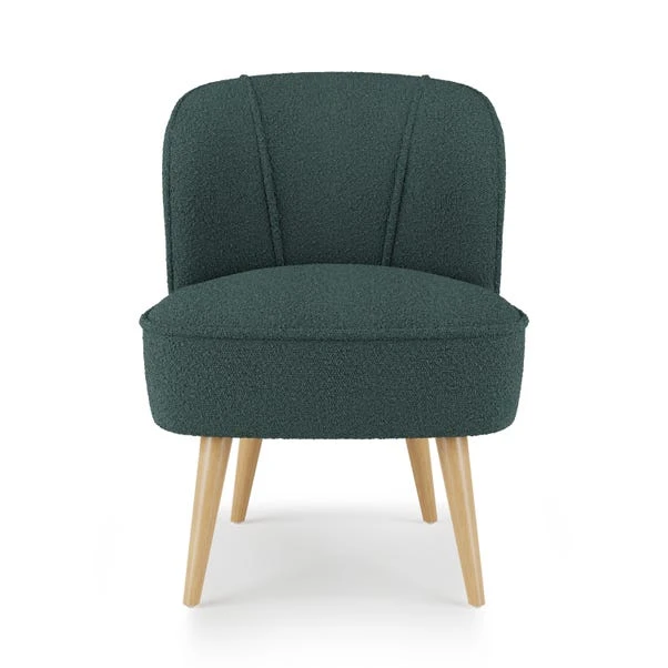 Dunelm Elsie Boucle Cocktail Chair - Image 2