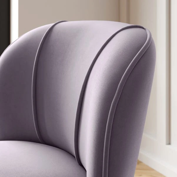 Dunelm Elsie Velvet Chair - Image 4