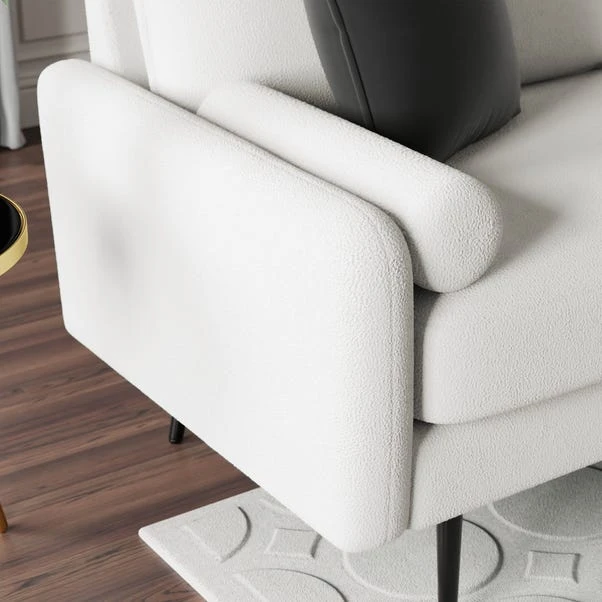 Dunelm Cassie Sherpa 3 Seater Sofa In A Box - Image 4