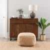 The Edited Life Cotton And Jute Pouffe