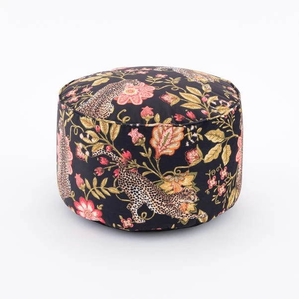 Dunelm Paradise Cheetah Pouffe - Image 5