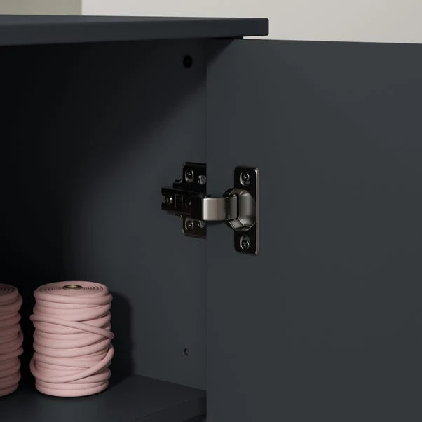 Dunelm Erna Storage Desk Grey - Image 4