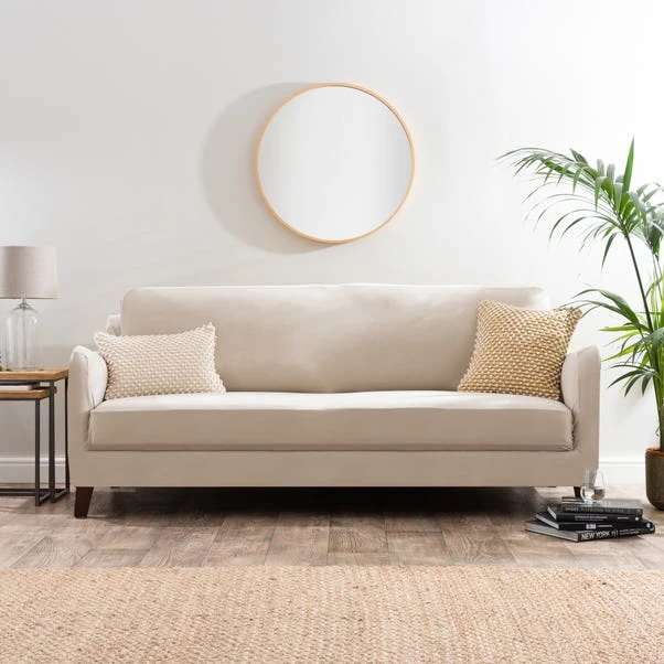 Dunelm Soft Marl 3 Seat Sofa Cover 3 Dunelm Soft Marl 3 Seat Sofa Cover