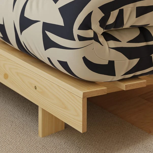 Dunelm Mito Klipp Double Futon Natural Frame 5 Dunelm Mito Klipp Double Futon Natural Frame - Image 3