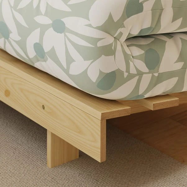 Dunelm Mito Erwin Double Futon Sage Natural Frame 6 Dunelm Mito Erwin Double Futon Sage Natural Frame - Image 4