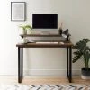 Dunelm Freddie Rustic Wood Effect Step Up Shelf Desk