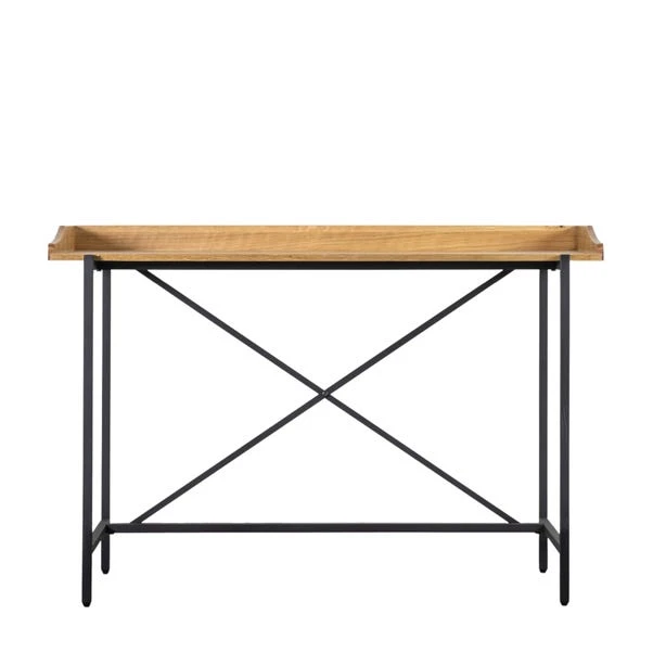 Cedar & Sage Newark Desk, Light Wood Effect - Image 3