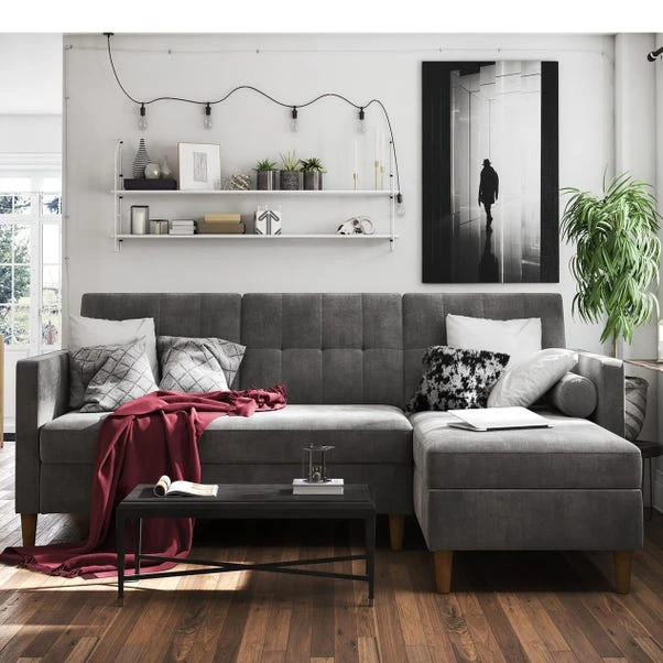 Dorel Hartford Chenille Storage Sofa Bed 3 Dorel Hartford Chenille Storage Sofa Bed