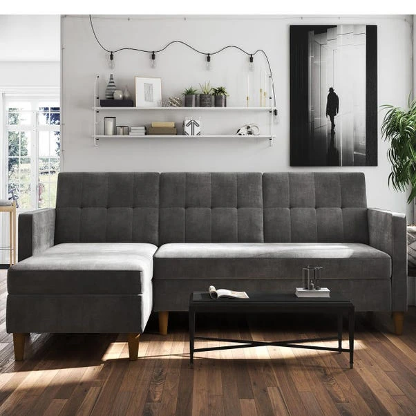 Dorel Hartford Chenille Storage Sofa Bed 4 Dorel Hartford Chenille Storage Sofa Bed - Image 2