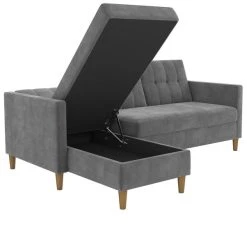 Dorel Hartford Chenille Storage Sofa Bed 10 Dorel Hartford Chenille Storage Sofa Bed -House of Reeves store 30812099 alt03