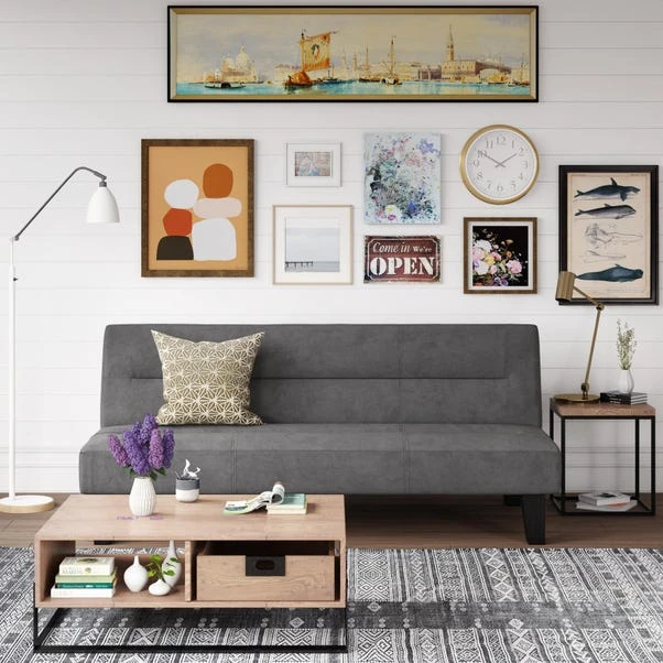 Dorel Kebo Velvet Clic Clac Sofa Bed - Image 2