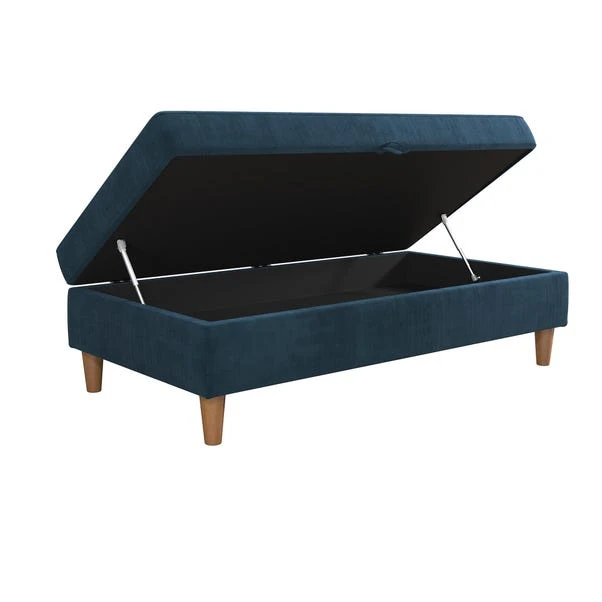 Dorel Hartford Chenille Storage Ottoman 5 Dorel Hartford Chenille Storage Ottoman - Image 3