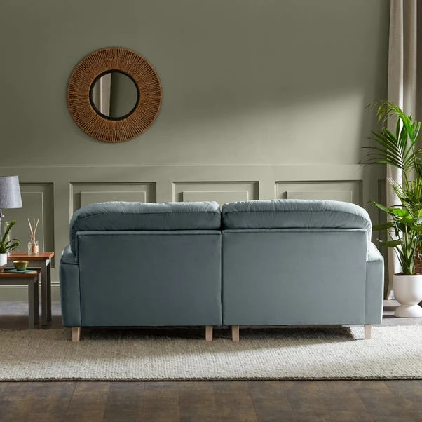 Dunelm Martha Vintage Velvet Corner Chaise - Image 4