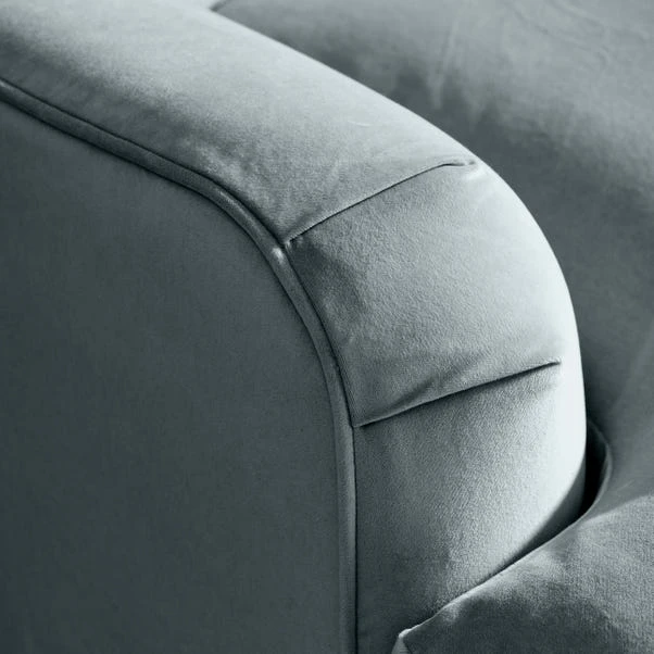 Dunelm Martha Vintage Velvet Corner Chaise - Image 6