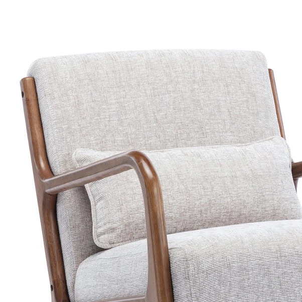 Kyoto Khali Chenille Rocking Chair - Image 5